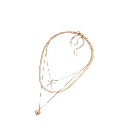 Aldo รุ่น Seascharms สร้อยคอ - สี Gold/Clear Multi