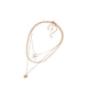Aldo Seascharms Necklace - Gold/Clear Multi