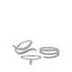 Felicityyy Ring - Silver/Clear Multi