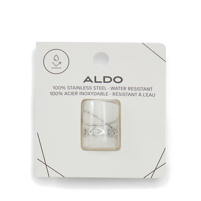 Aldo รุ่น Twisted แหวนผู้หญิง - สีเงิน