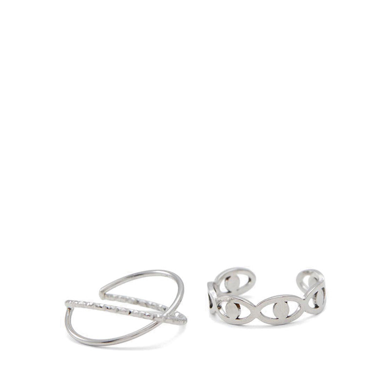 Aldo รุ่น Twisted แหวนผู้หญิง - สีเงิน