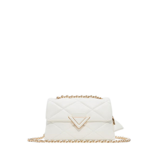 Lunaria model shoulder bag - white
