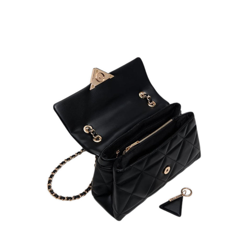 Softpuffquilt Shoulder Bag - Black