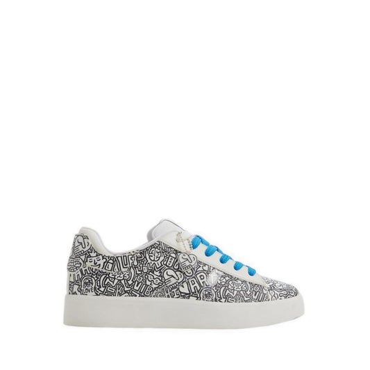 Aldo x Artist Series รุ่น TGOODMAN01 รองเท้าผ้าใบแฟชั่น - สี White/Black