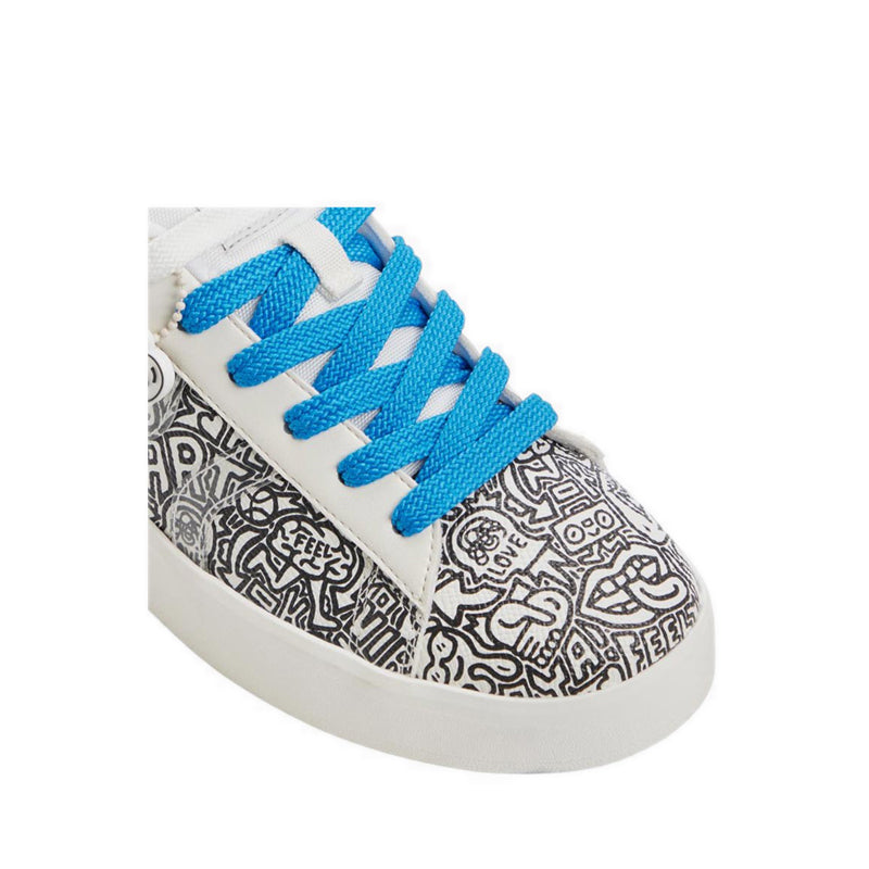 Aldo x Artist Series รุ่น TGOODMAN01 รองเท้าผ้าใบแฟชั่น - สี White/Black