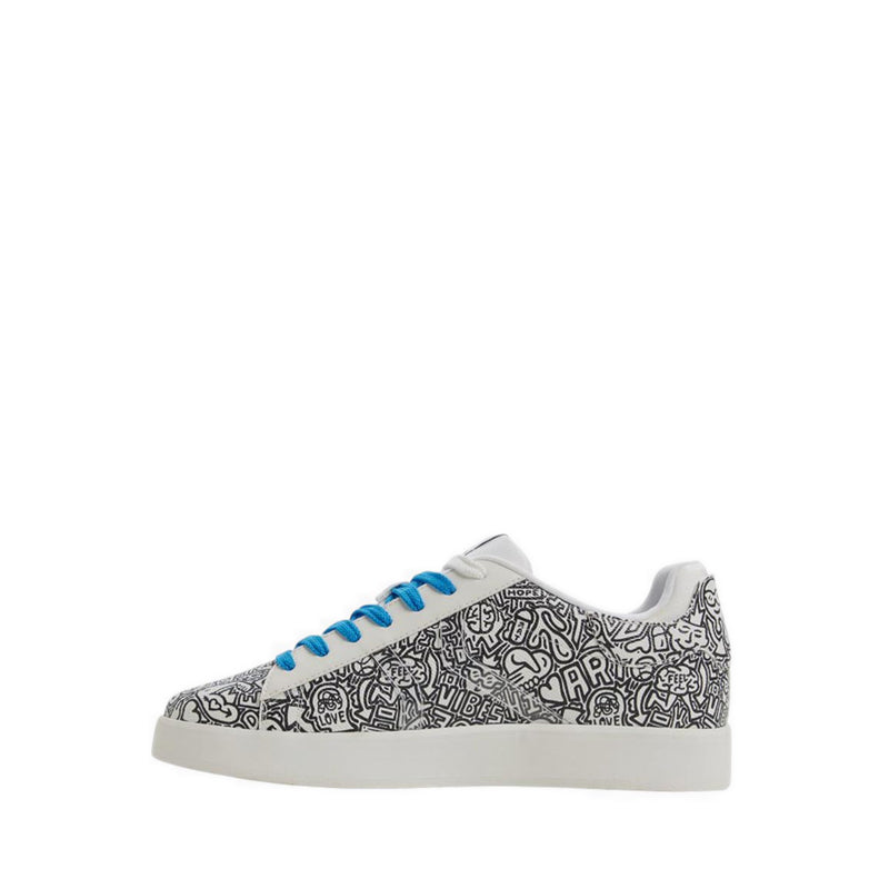 Aldo x Artist Series รุ่น TGOODMAN03 รองเท้าผูกเชือก - สี White/Print