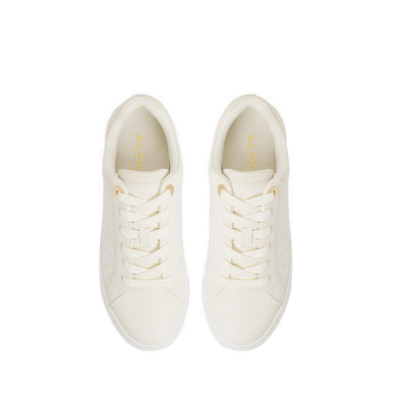 Aldo รุ่น Clublux รองเท้าผ้าใบผู้หญิง - สีขาว/สี Bone