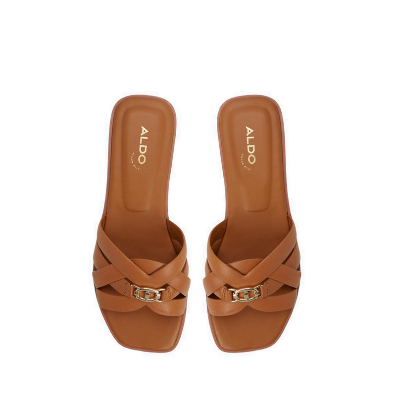 Aldo รุ่น Jennaleriel-In รองเท้าแตะแฟลต ผู้หญิง - สี Medium Brown