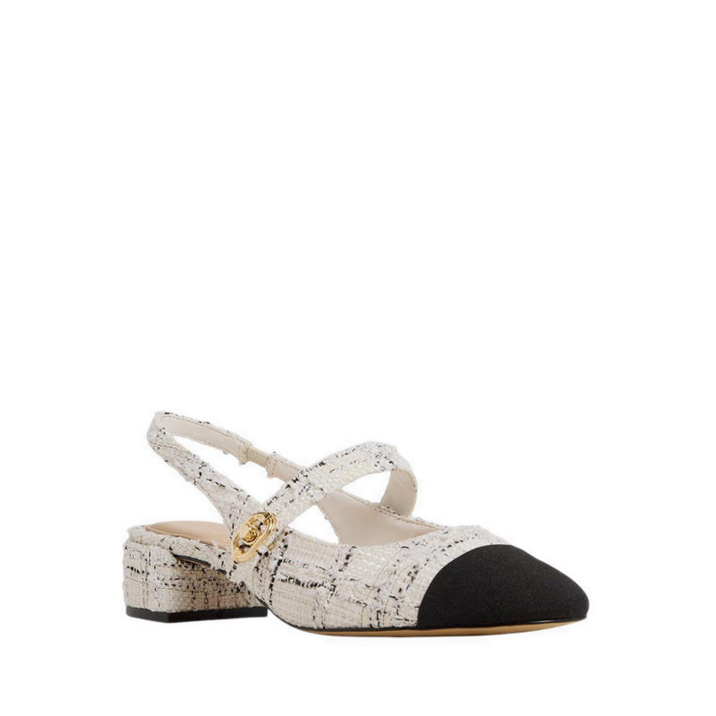 Aldo รุ่น Agathe รองเท้าแตะส้นแบน ผู้หญิง - สี White/Black