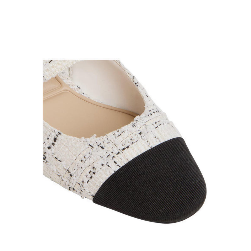 Aldo รุ่น Agathe รองเท้าแตะส้นแบน ผู้หญิง - สี White/Black