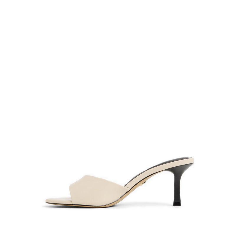 รุ่น Annaberaen รองเท้าส้นสูงแบบสวม - สี Light Beige