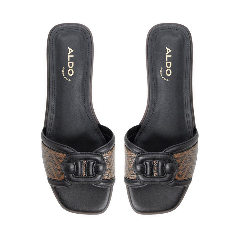 Aldo รุ่น Liaudin รองเท้าแตะพื้นราบ ผู้หญิง - สี Black Combo