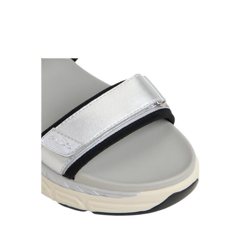 Aldo รองเท้าแตะส้นเตารีดผู้หญิง รุ่น Sportysndl สี Silver