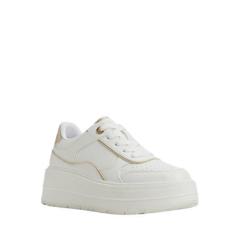 Aldo รุ่น Whallian รองเท้าผ้าใบทรงเตารีด ผู้หญิง - สีขาว