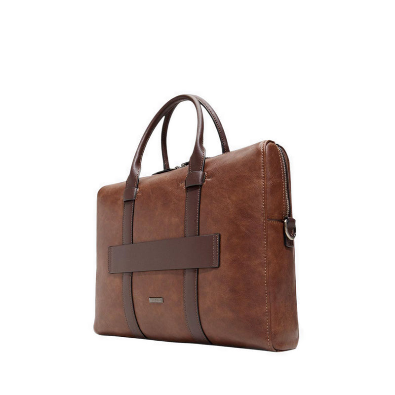 Aldo รุ่น Brugu กระเป๋าแล็ปท็อป ผู้ชาย - สี Cognac