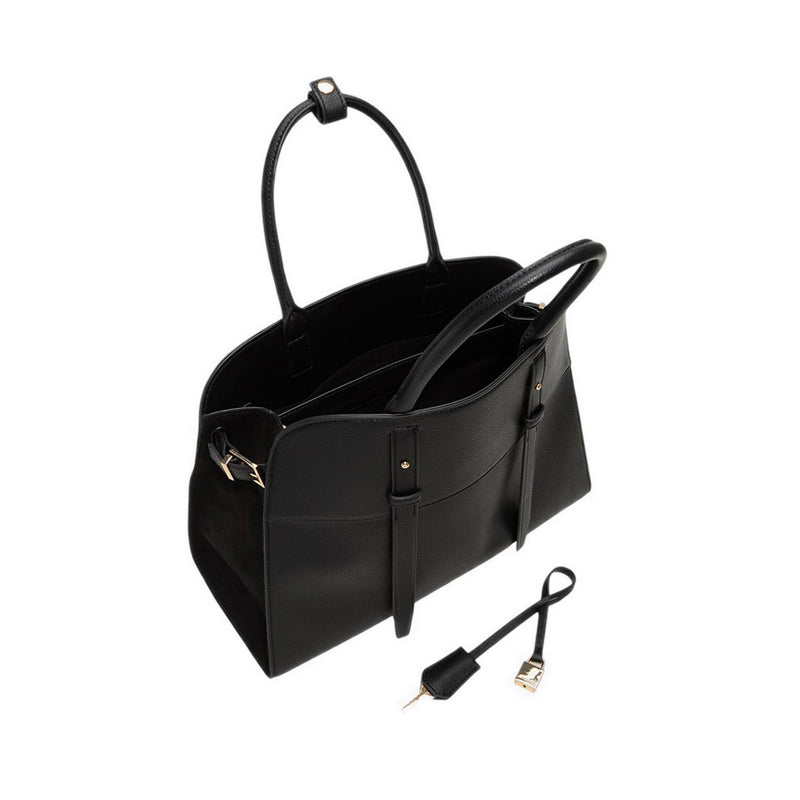 Aldo รุ่น Allysa กระเป๋าทรง Satchel ผู้หญิง - สีดำ