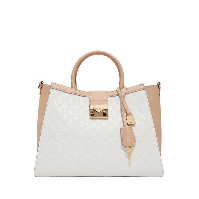 Aldo รุ่น Crelally กระเป๋าทรง Satchel ผู้หญิง - สี Other White