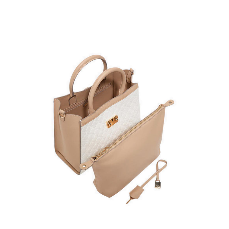 Aldo รุ่น Crelally กระเป๋าทรง Satchel ผู้หญิง - สี Other White