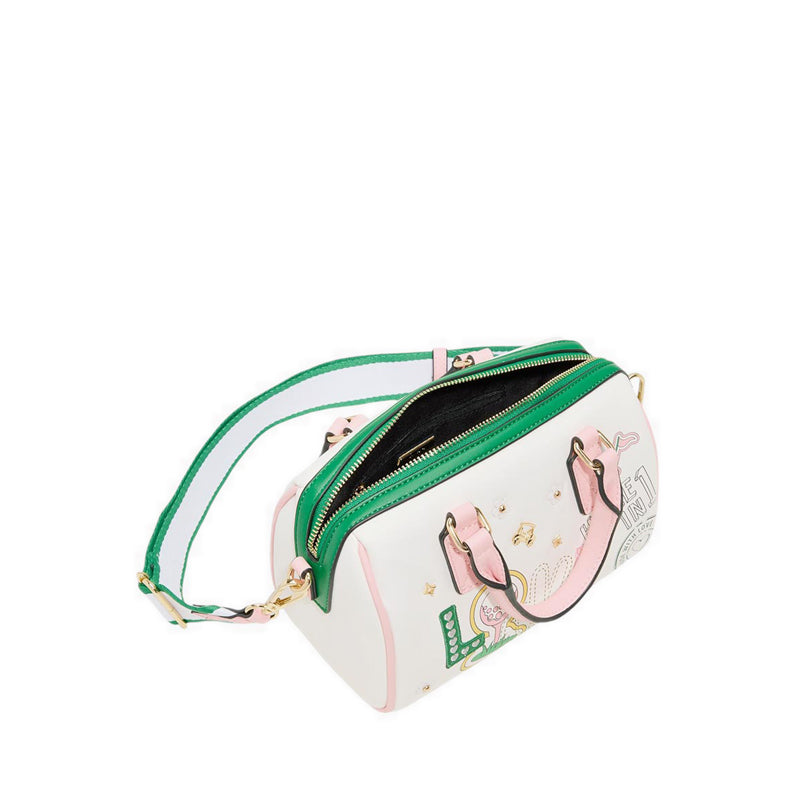 Aldo รุ่น Fisney กระเป๋าทรงกระบอก ผู้หญิง - สี White Combo