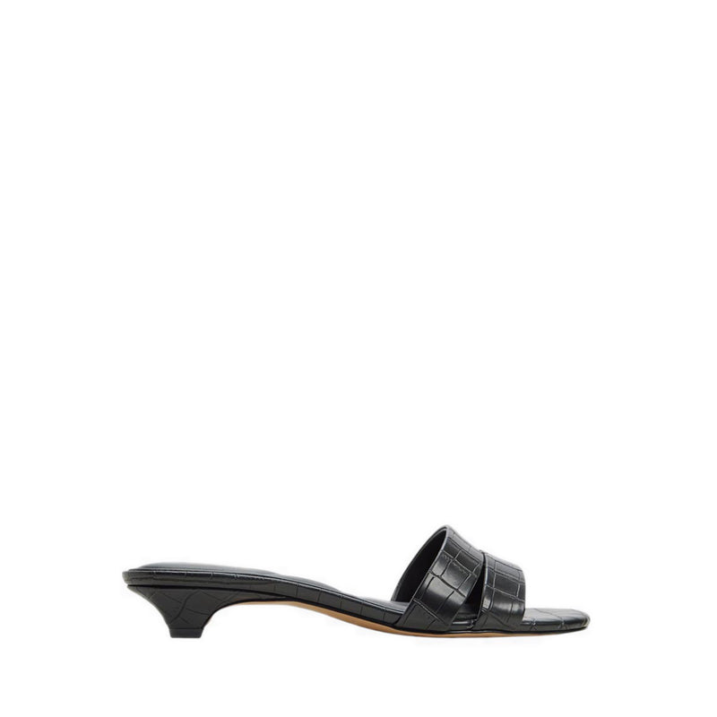 Aldo รุ่น Scarletta รองเท้าส้นสูงรัดส้น ผู้หญิง - สีดำ