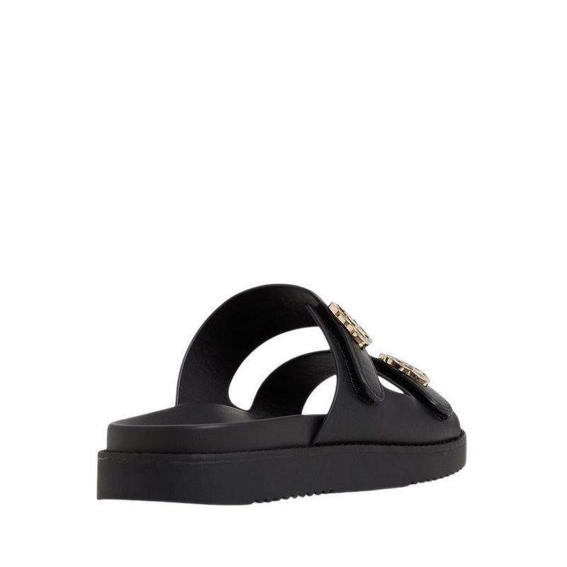 Aldo รุ่น Delainey รองเท้าแตะฟุตเบด ผู้หญิง - สีดำ