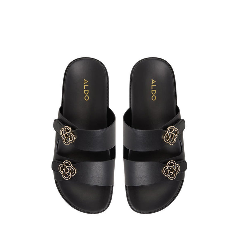 Aldo รุ่น Delainey รองเท้าแตะฟุตเบด ผู้หญิง - สีดำ