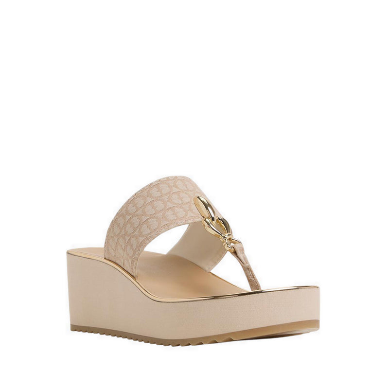 Aldo รุ่น Penelopy รองเท้าแตะชายหาด ผู้หญิง - สี Cream