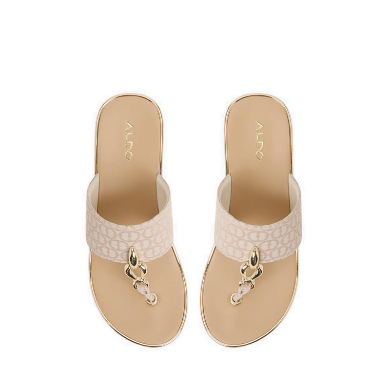 Aldo รุ่น Penelopy รองเท้าแตะชายหาด ผู้หญิง - สี Cream