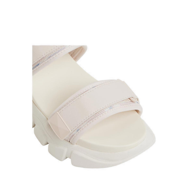 Aldo รุ่น Godish รองเท้าแตะส้นเตารีด ผู้หญิง - สี Cream Multi