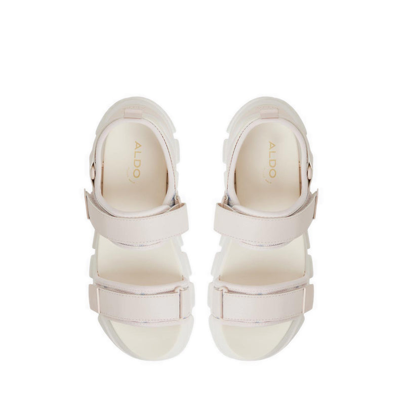 Aldo รุ่น Godish รองเท้าแตะส้นเตารีด ผู้หญิง - สี Cream Multi