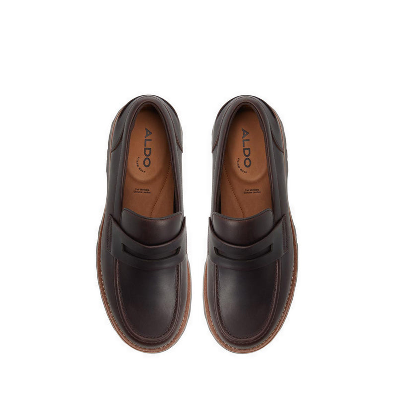 Aldo รุ่น Kole รองเท้าโลฟเฟอร์ ผู้ชาย - สี Dark Brown