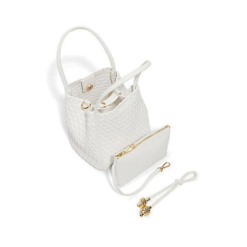 Aldo รุ่น Avima กระเป๋าทรง Satchel ผู้หญิง - สีขาว