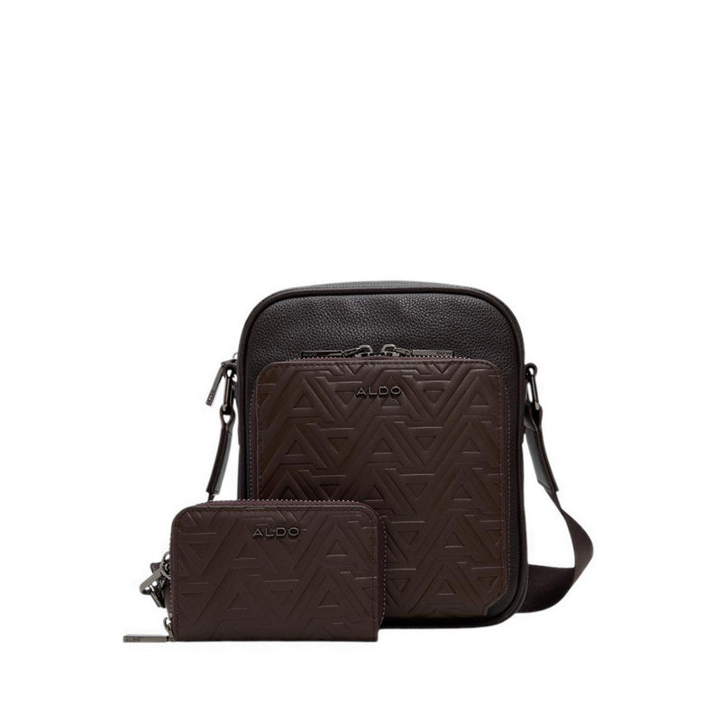 Aldo รุ่น Maximilian กระเป๋าสะพายข้าง ผู้ชาย - สี Open Brown