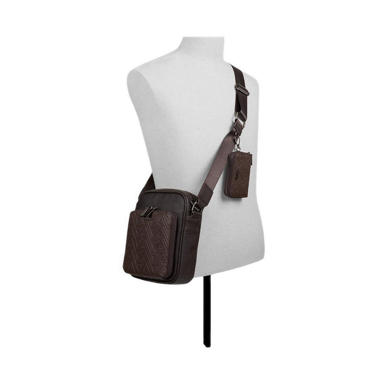 Aldo รุ่น Maximilian กระเป๋าสะพายข้าง ผู้ชาย - สี Open Brown