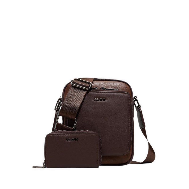 Aldo รุ่น Maximilian กระเป๋าสะพายข้าง ผู้ชาย - สีน้ำตาล