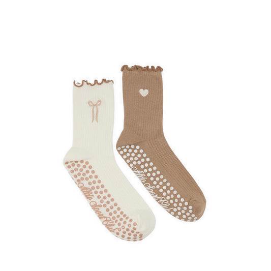 Aldo รุ่น Pilatesock ถุงเท้าผู้หญิง - สี Dark Beige