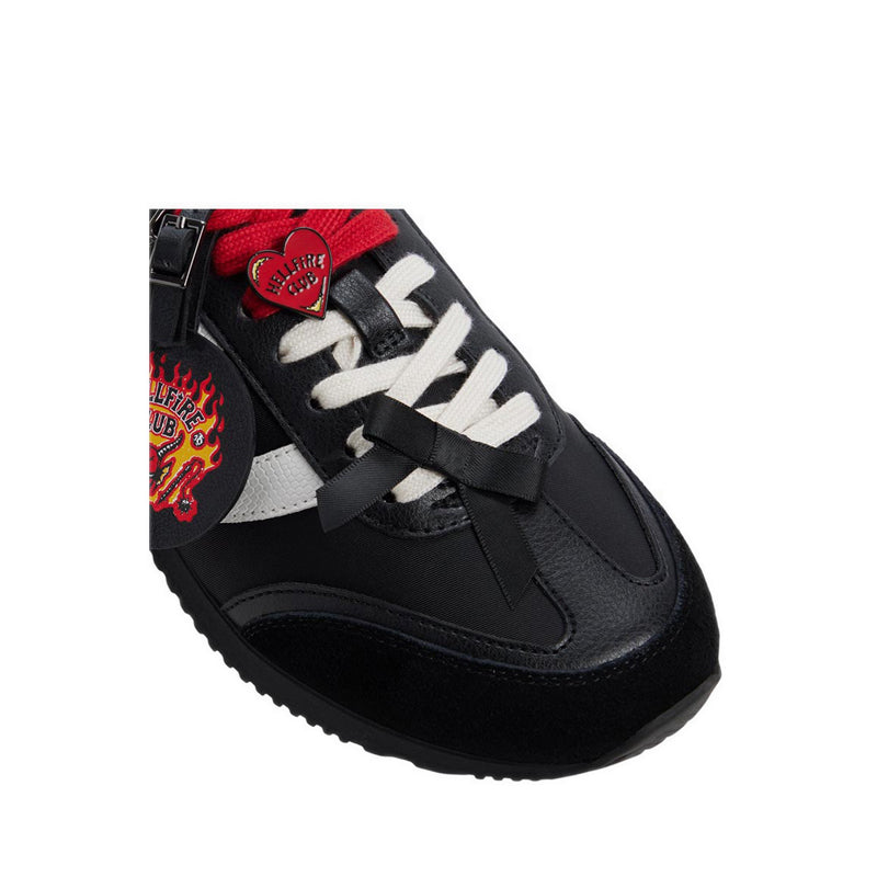 Aldo x Stranger Things รุ่น Hellfirelives รองเท้าผ้าใบ ผู้หญิง - สีดำ