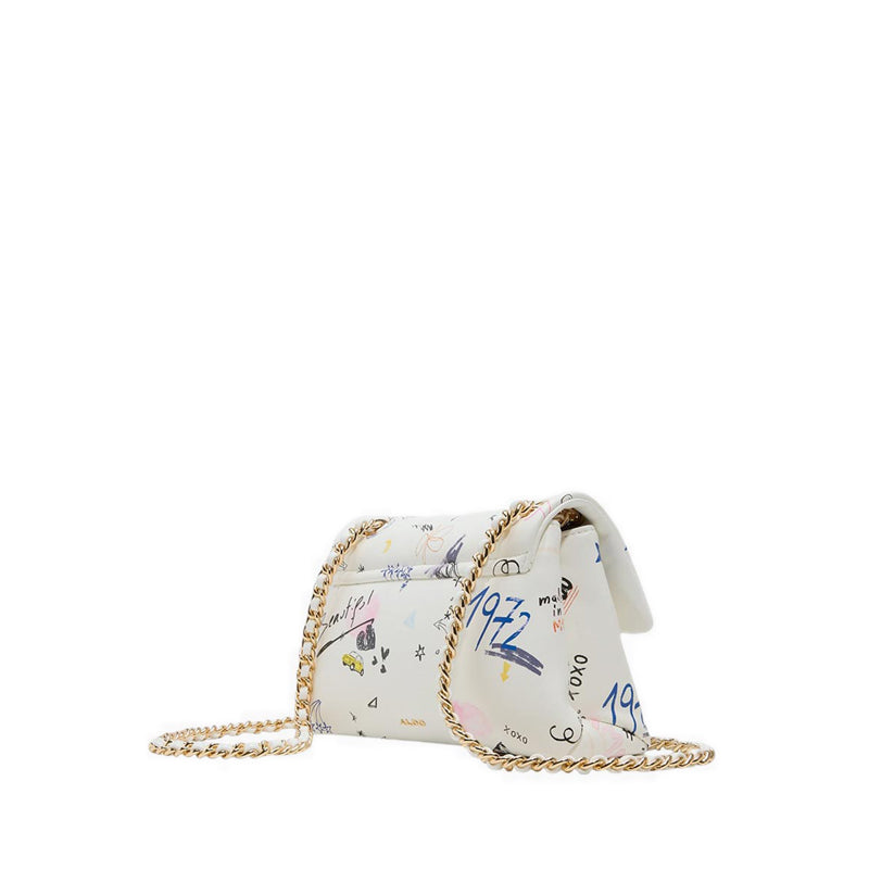 Aldo รุ่น Softpuffdoodle กระเป๋าสะพายข้าง ผู้หญิง - สี White Combo