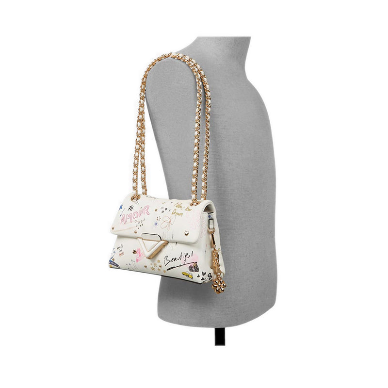 Aldo รุ่น Softpuffdoodle กระเป๋าสะพายข้าง ผู้หญิง - สี White Combo