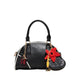Aldo x Stranger Things รุ่น Friendsdontliee กระเป๋าทรง Satchel ผู้หญิง - สี Black/White