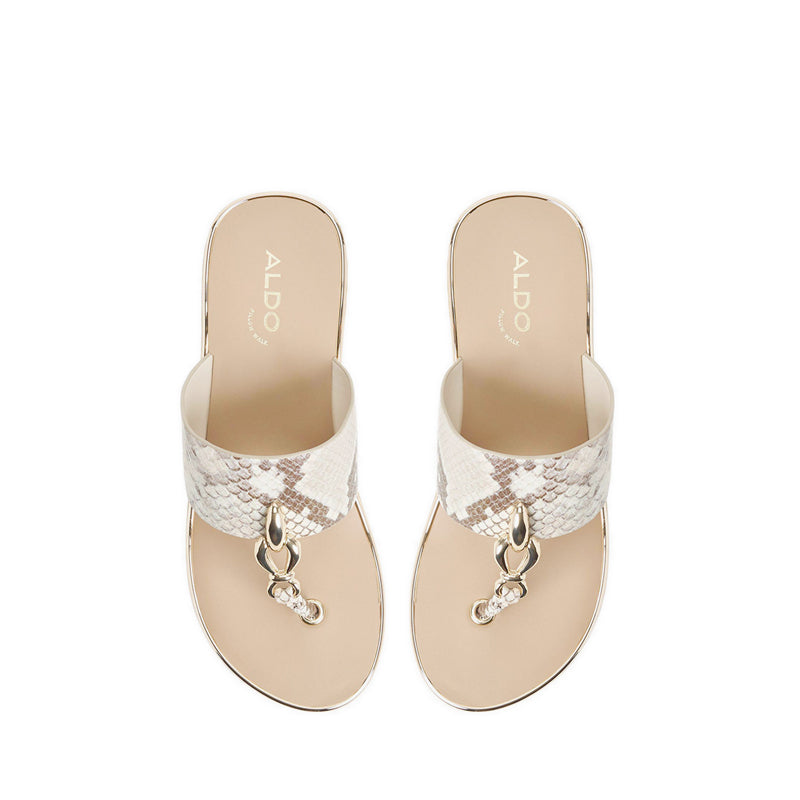 Aldo รุ่น Penelopy รองเท้าแตะชายหาดผู้หญิง - สี Brown Multi
