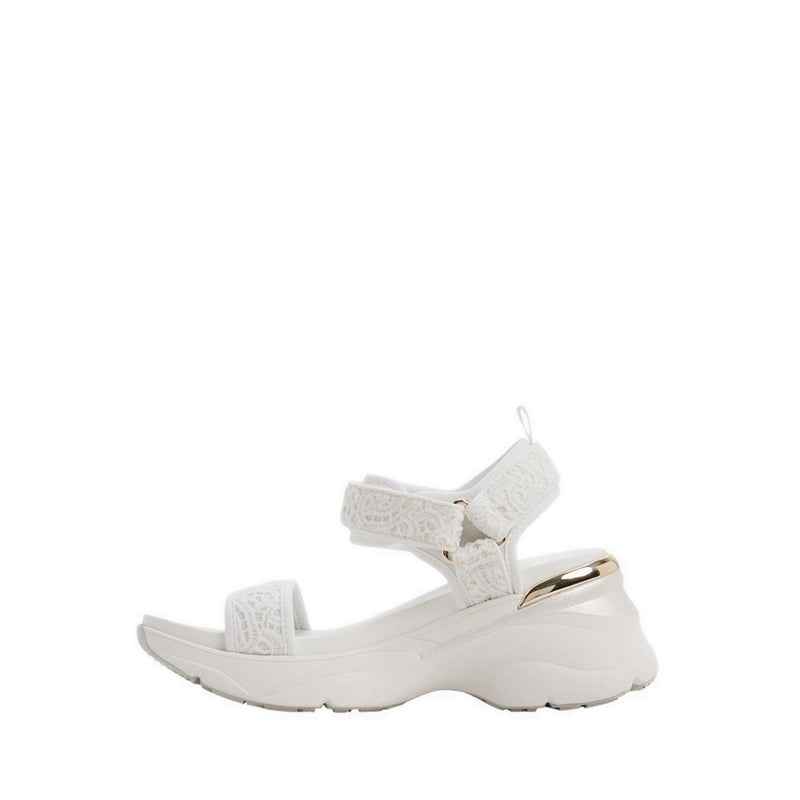 Aldo รุ่น Eulalia รองเท้าแตะส้นเตารีดผู้หญิง - สีขาว