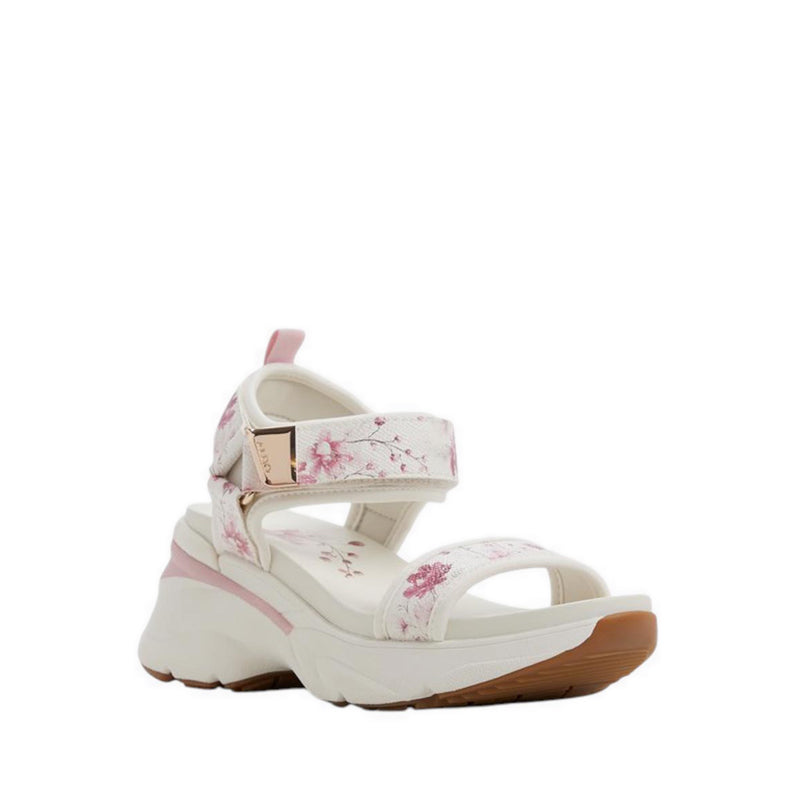 Aldo รุ่น Eulalia รองเท้าแตะส้นเตารีดผู้หญิง - สี White Combo