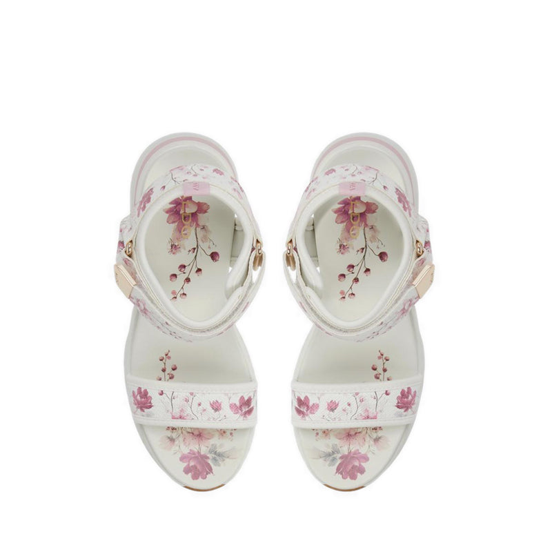 Aldo รุ่น Eulalia รองเท้าแตะส้นเตารีดผู้หญิง - สี White Combo