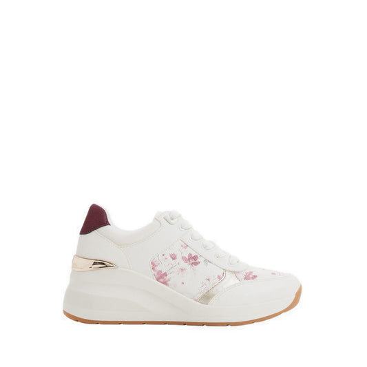 Aldo รุ่น Iconistep รองเท้าผ้าใบส้นเตารีดผู้หญิง - สี White Combo