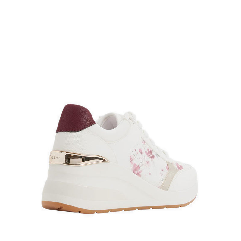 Aldo รุ่น Iconistep รองเท้าผ้าใบส้นเตารีดผู้หญิง - สี White Combo