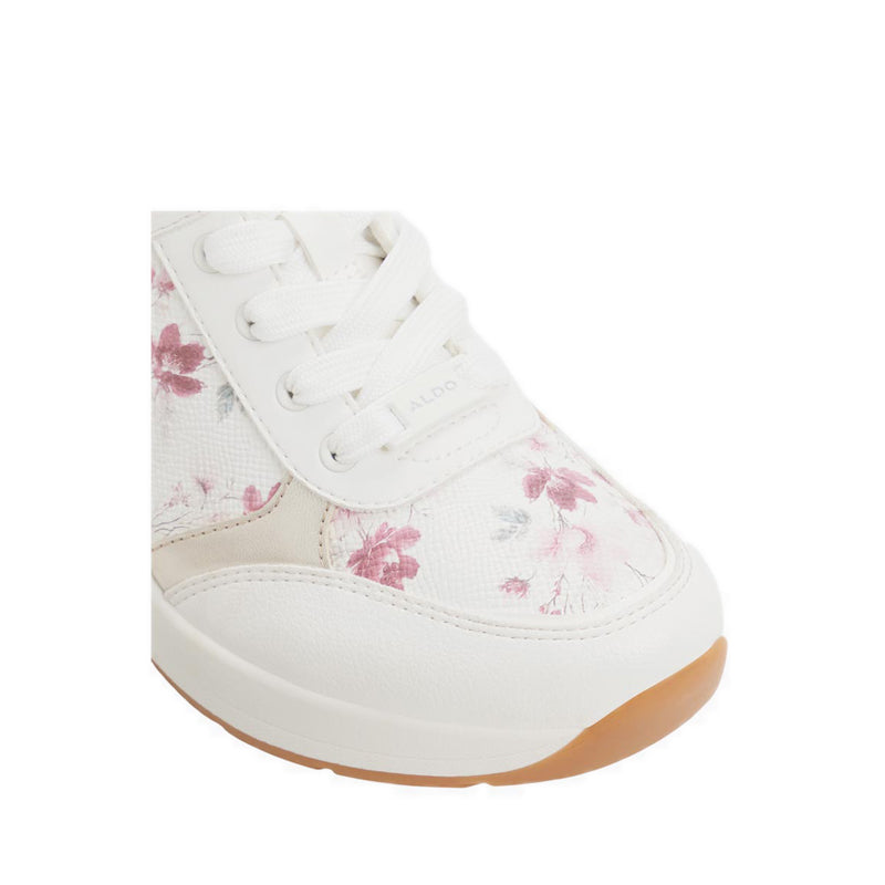 Aldo รุ่น Iconistep รองเท้าผ้าใบส้นเตารีดผู้หญิง - สี White Combo