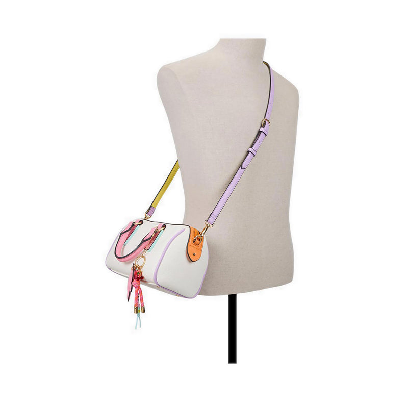 รุ่น Azelia กระเป๋าทรงถังผู้หญิง - สี White/Multi
