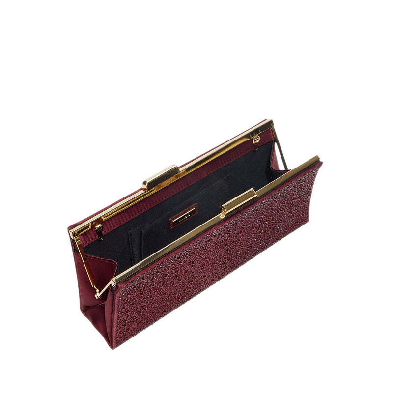 Aldo รุ่น Lunanoor กระเป๋าคลัตช์และกระเป๋าออกงานผู้หญิง - สี Dark Red