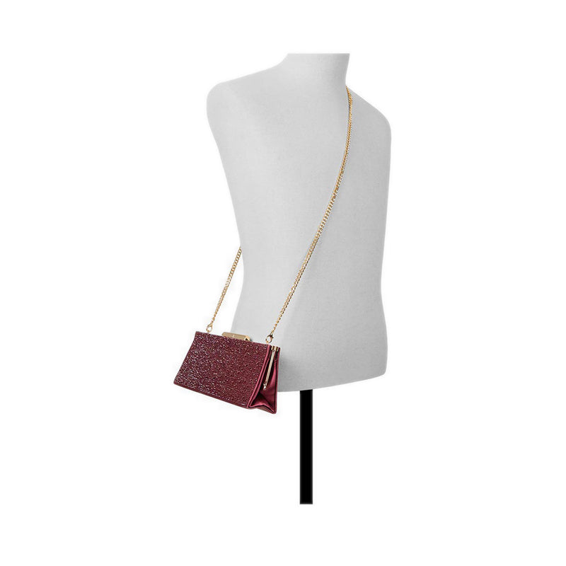 Aldo รุ่น Lunanoor กระเป๋าคลัตช์และกระเป๋าออกงานผู้หญิง - สี Dark Red